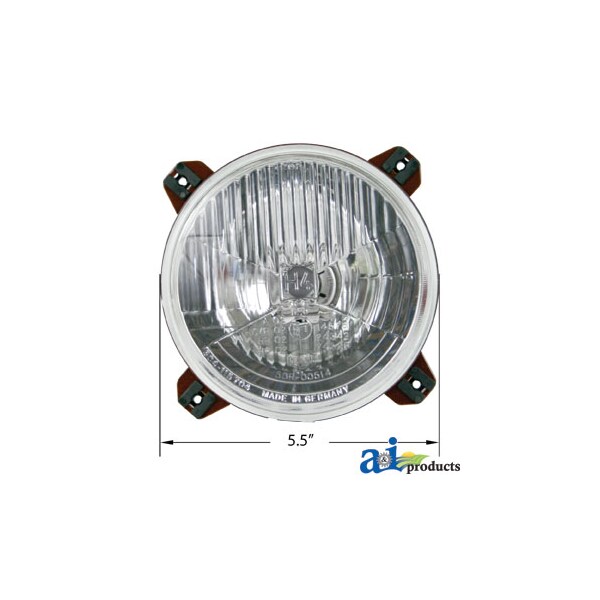 Headlamp, LH & RH Headlamp (RH Dip), (12 Volt) 3" x6" x6"